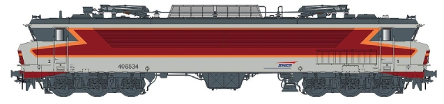 LS Models LS10830 - H0 - E-Lok CC 6534 Venisseux, SNCF, Ep. V-VI - AC